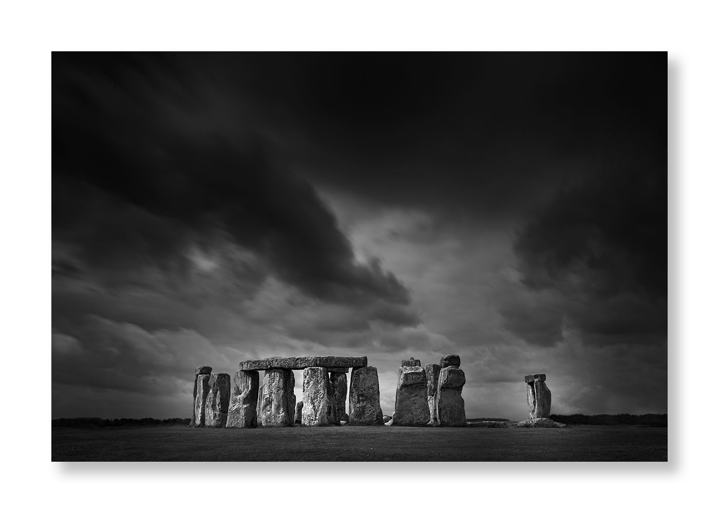 Stonehenge sous un ciel menaçant