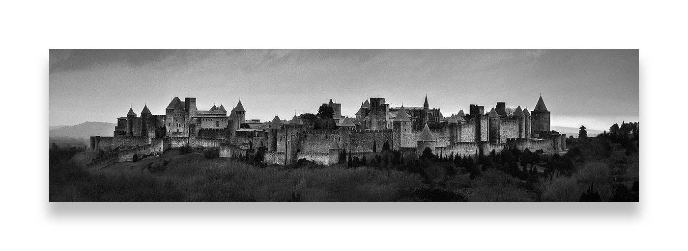 La cité de Carcassonne  en panoramique