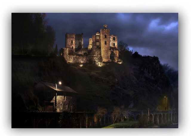 Laguépie, château, photo, couleur